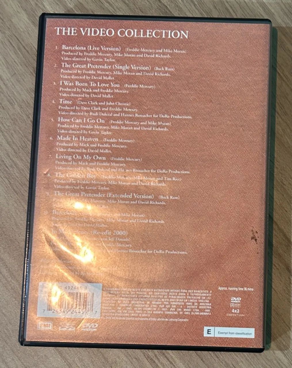 DVD FREDDIE MERCURY THE VIDEO COLLECTION - Foto 5