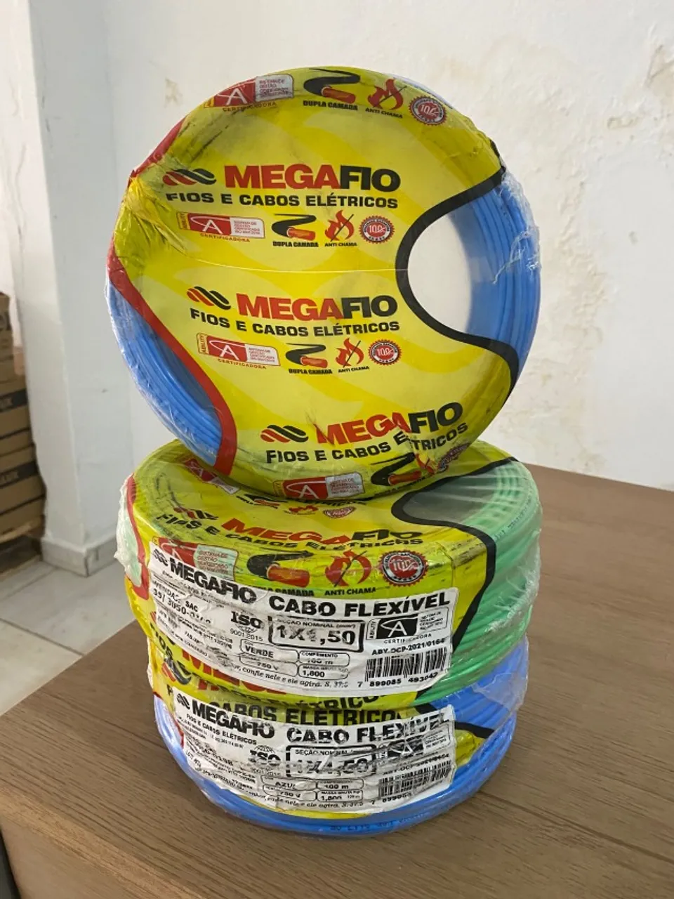 Cabo flexível fio 1,5 milímetros megafio