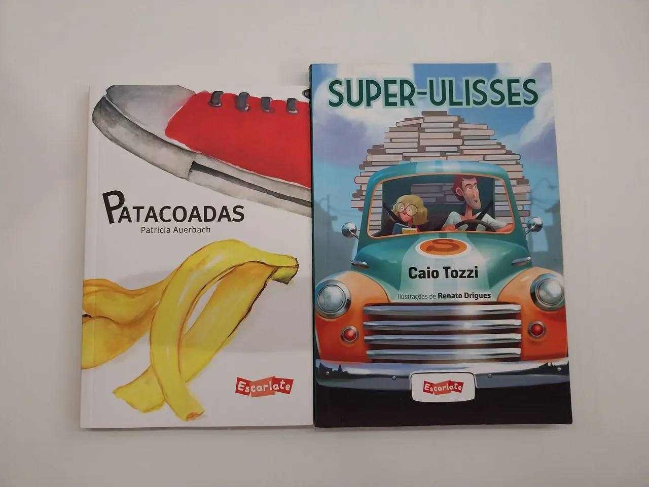 Livros infantis: Patacaodas e Super-Ulisses (editora Escarlate)
