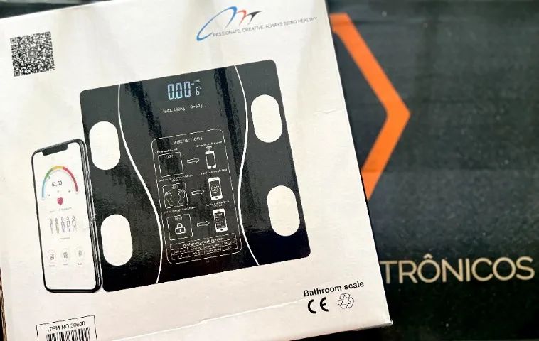 Balança Corporal Bioimpedância Inteligente Bluetooth - Foto 2