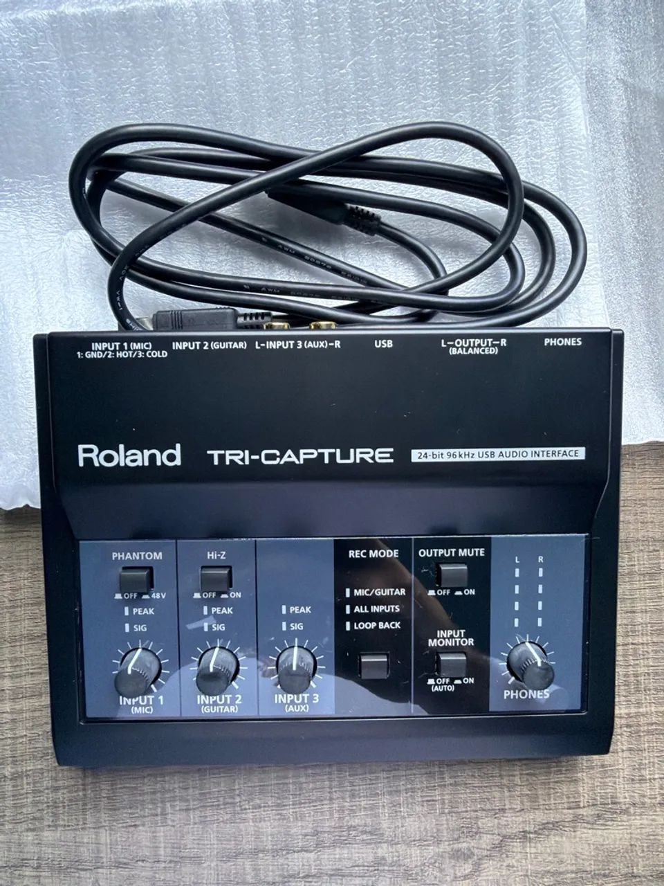 Interface de Áudio Roland USB Tri-Capture  - Foto 3