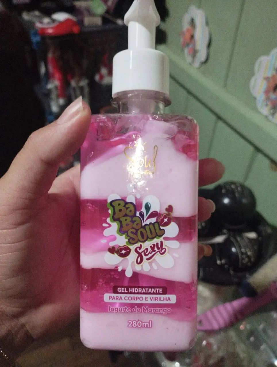 Hidratante comestível morango 