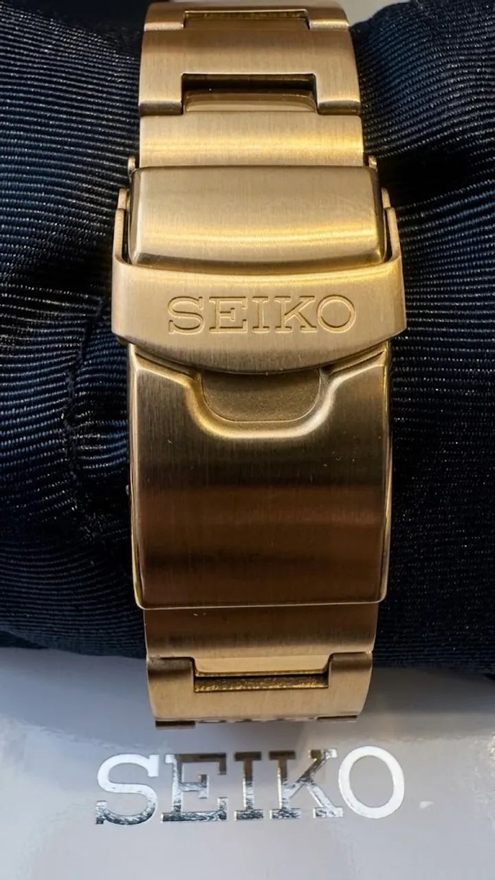 Seiko 5 automático Dourado estado de zero raríssimo  - Foto 4