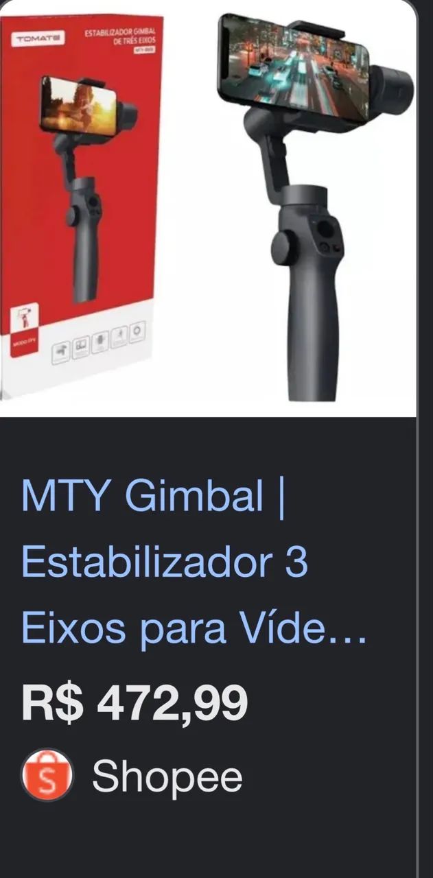 Estabilizador celular Gimbal  - Foto 2