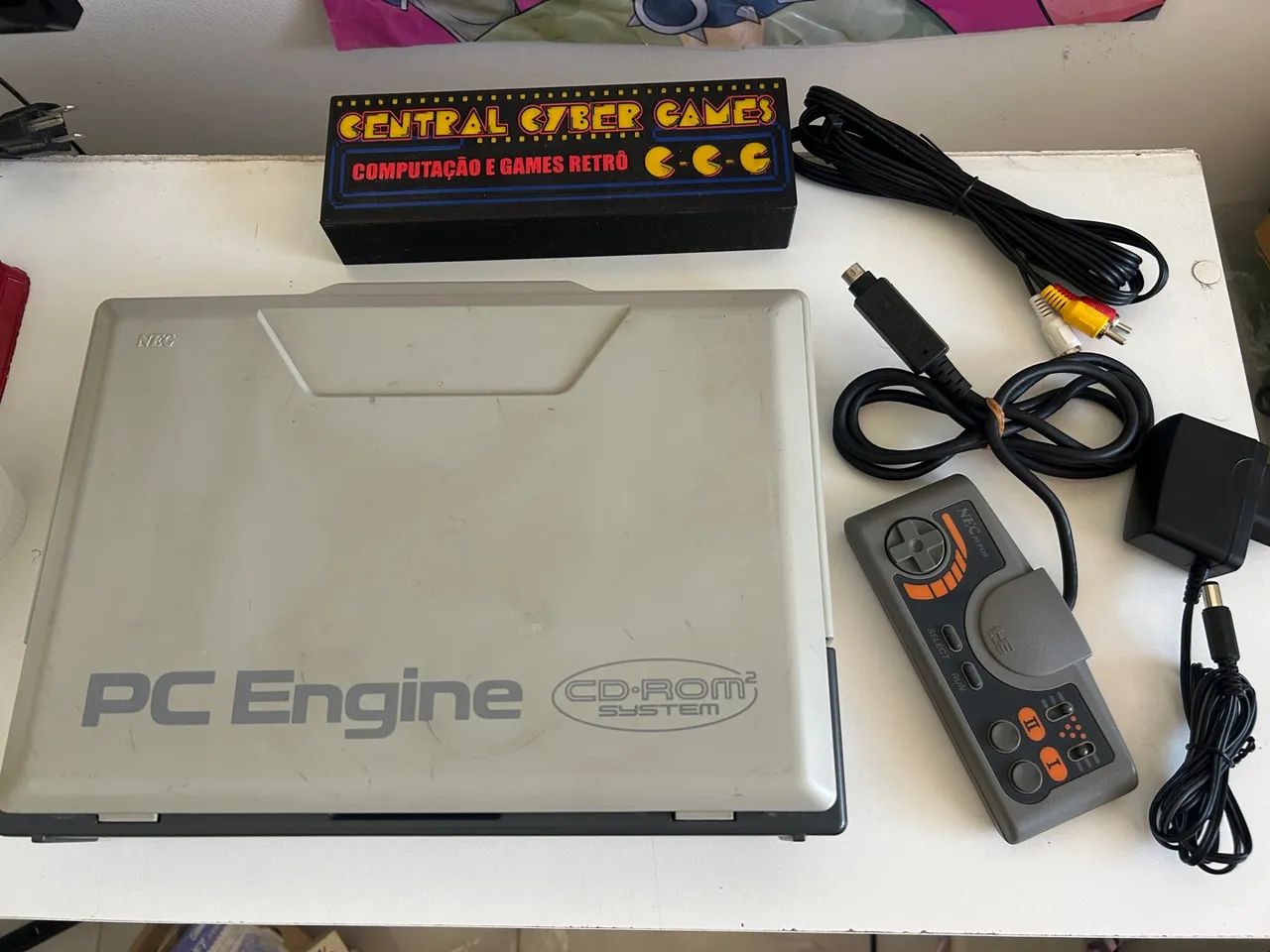 PC Engine Maleta + CoreGrafx ll e acessórios.