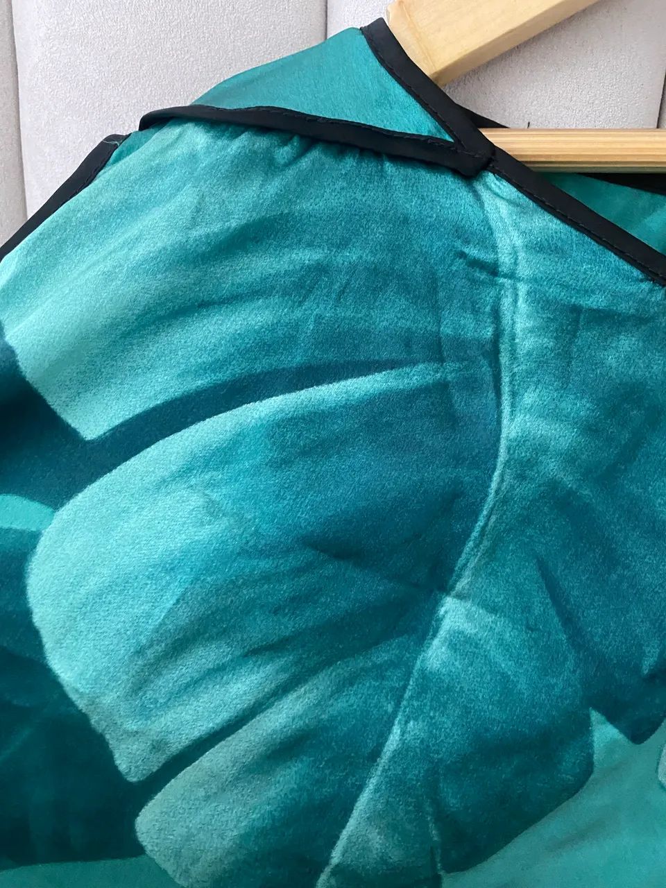 Vestido em seda verde Zara - Foto 2