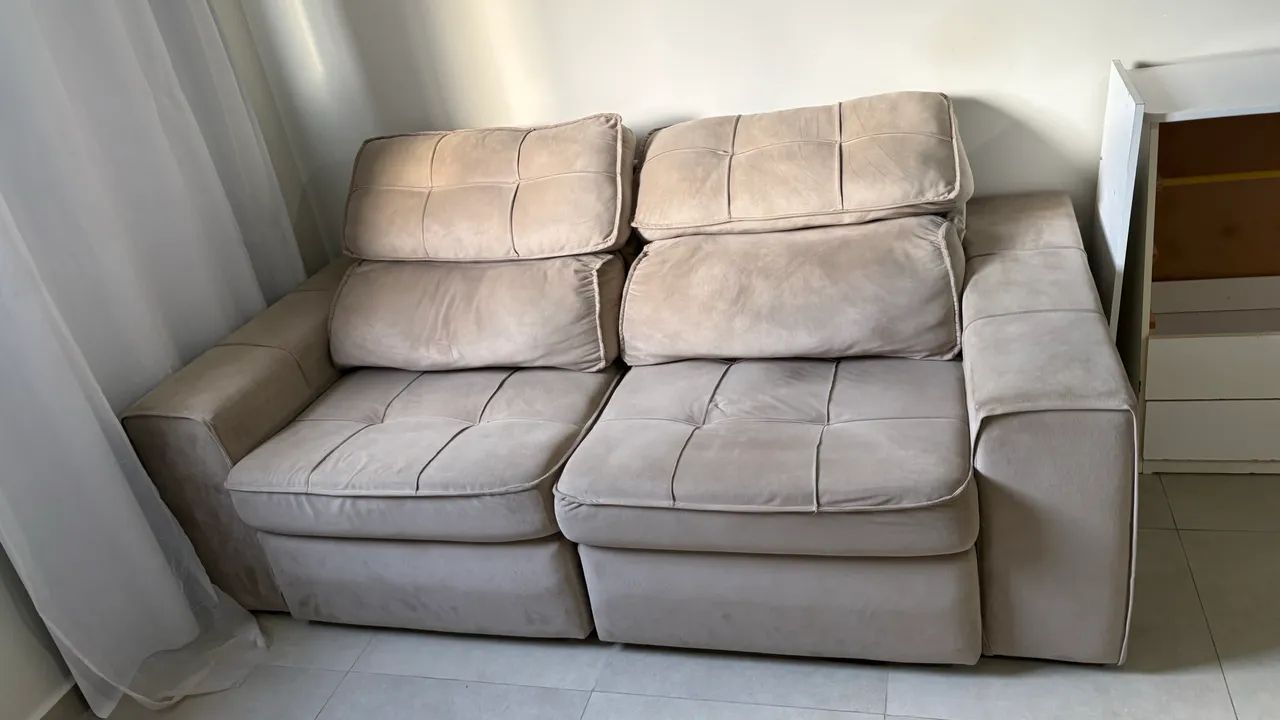 Sofá retratil 3 lugares  - Foto 3