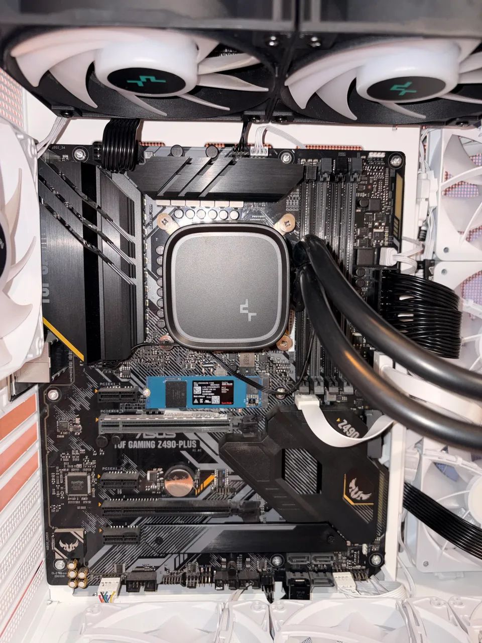 Kit Placa Mãe Asus Tuf Z490-PLUS e processador Intel i7 10ª geração