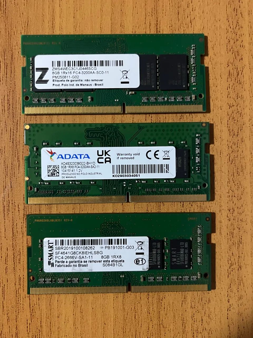Memórias DDR4 8Gb Notebook 453825052552744960