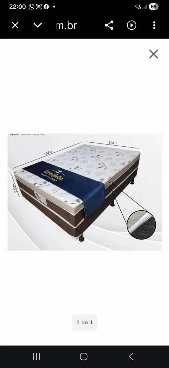 Cama box Casal Confort  - Foto 4