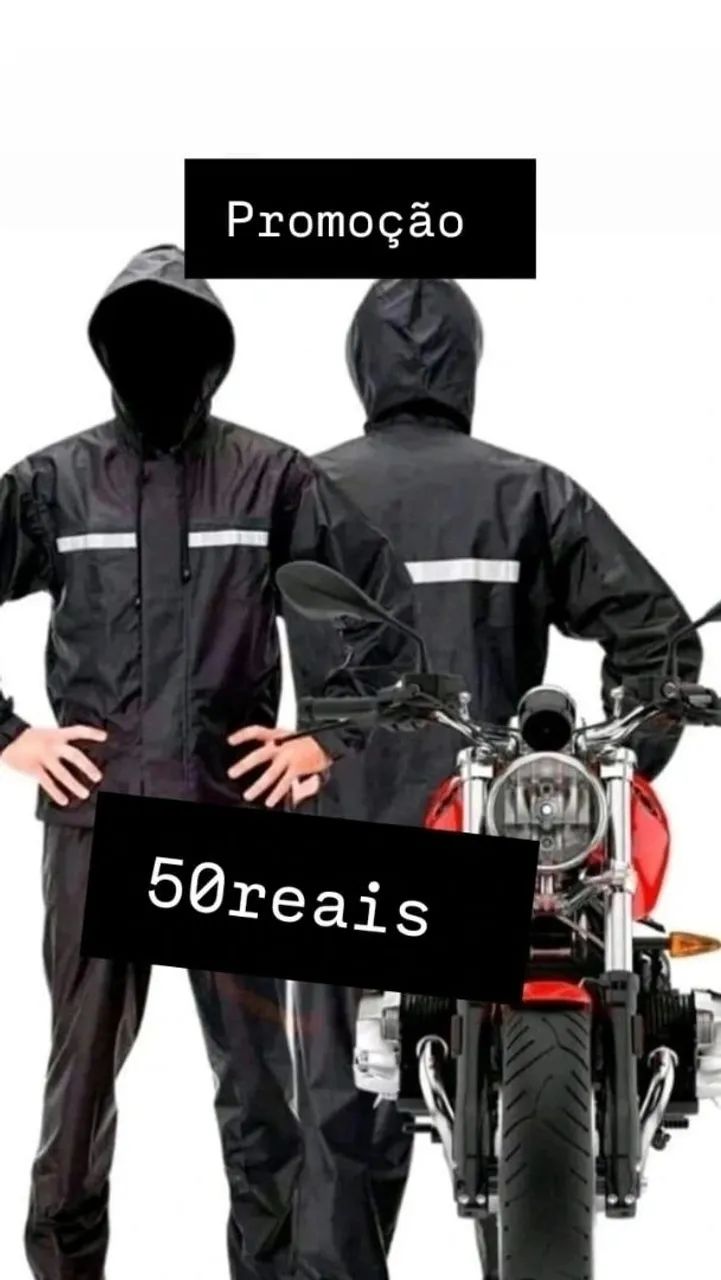 CAPA DE CHUVA PROMOÇÃO R$49.99