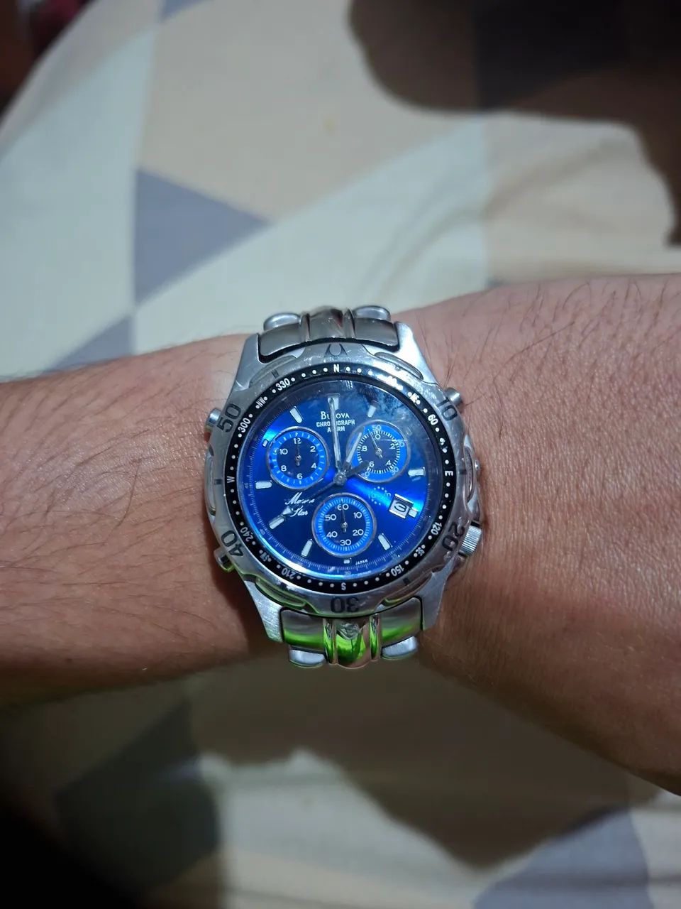 Relógio Bulova Marine Star muito novo funcionando tudo joia muito nova raridade... - Foto 4