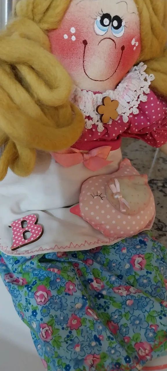 Boneca de pano artesanal - Foto 2