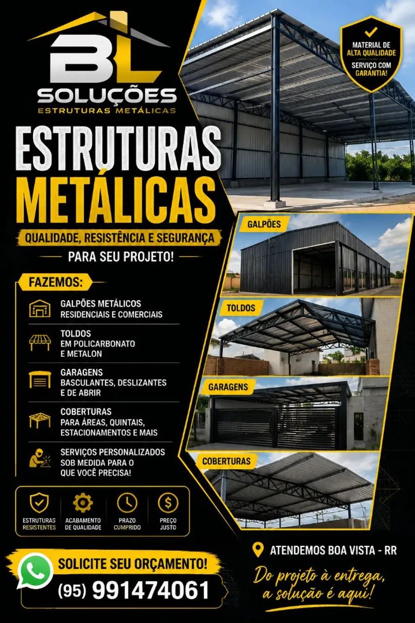 Estruturas metálicas em geral