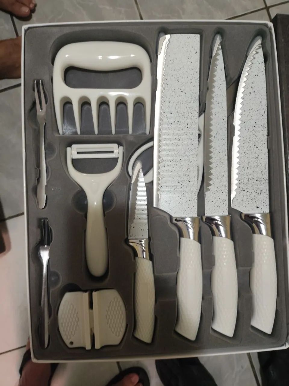 Kit de facas WWB, com 12 peças  - Foto 4