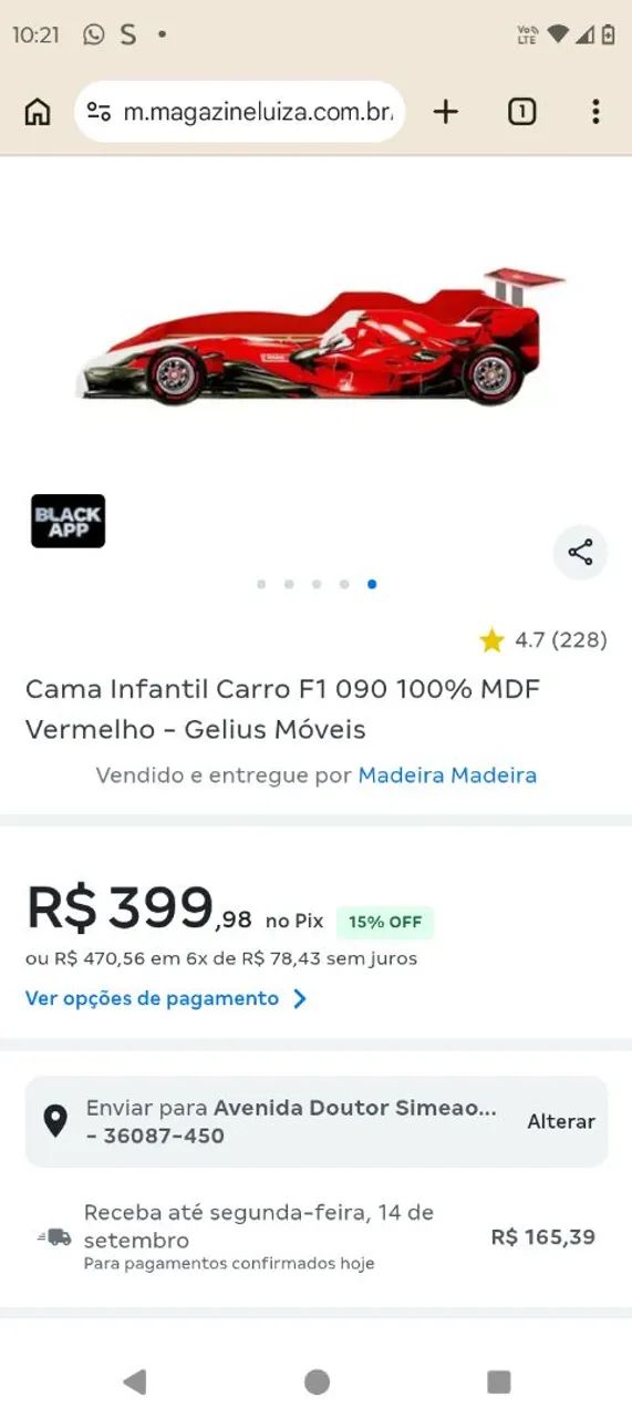 Vendo cama de carrinho bem conservada - Foto 4