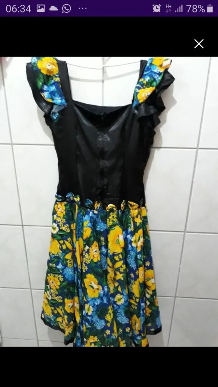 Vestido e Camisa junino(Quadrilha) adulto - Foto 3