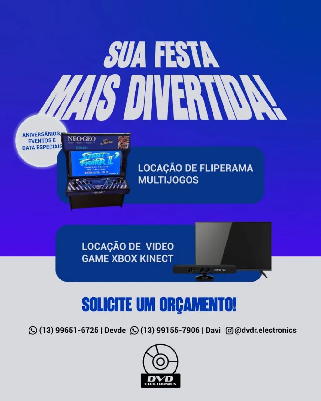 Alguel de Jogos para Festas