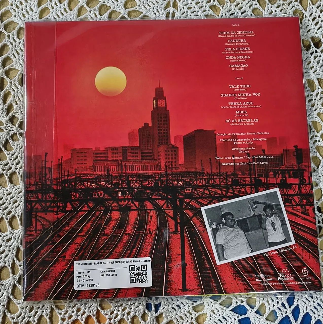 Sandra Sá Vale Tudo disco de vinil lp - Foto 4