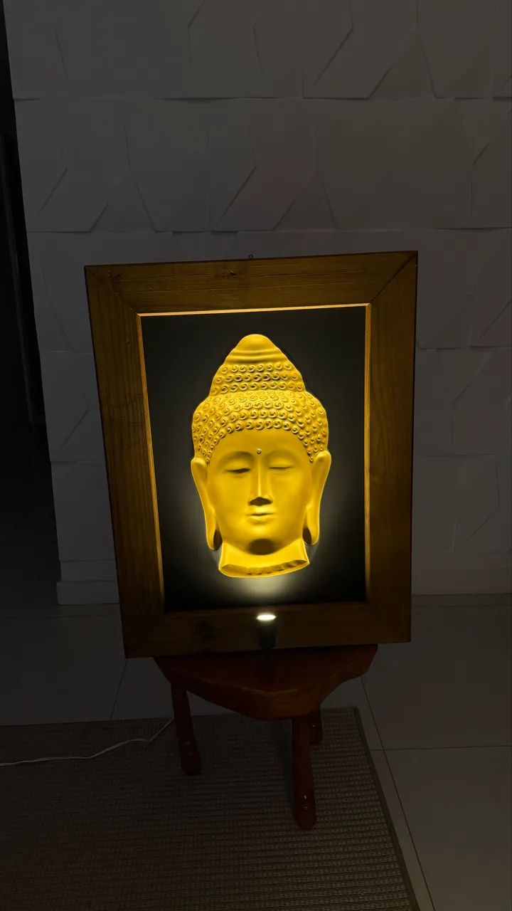 Obra de Arte - Buda com Efeito de Profundidade e Iluminação - Foto 5