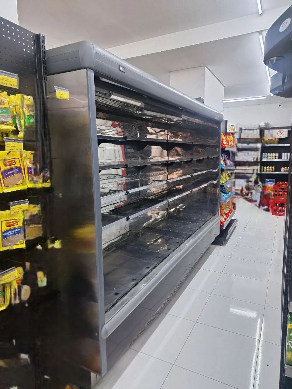 Expositor Refrigerado Aberto Interfrio 3m 220V - Motor Acoplado (Plug & Play)