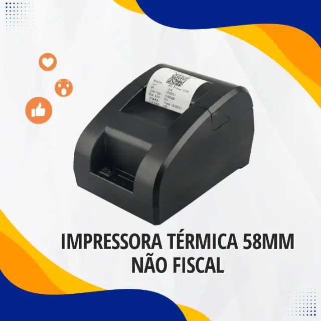 Impressora Não Fiscal Usb Ticket Cupom 58mm