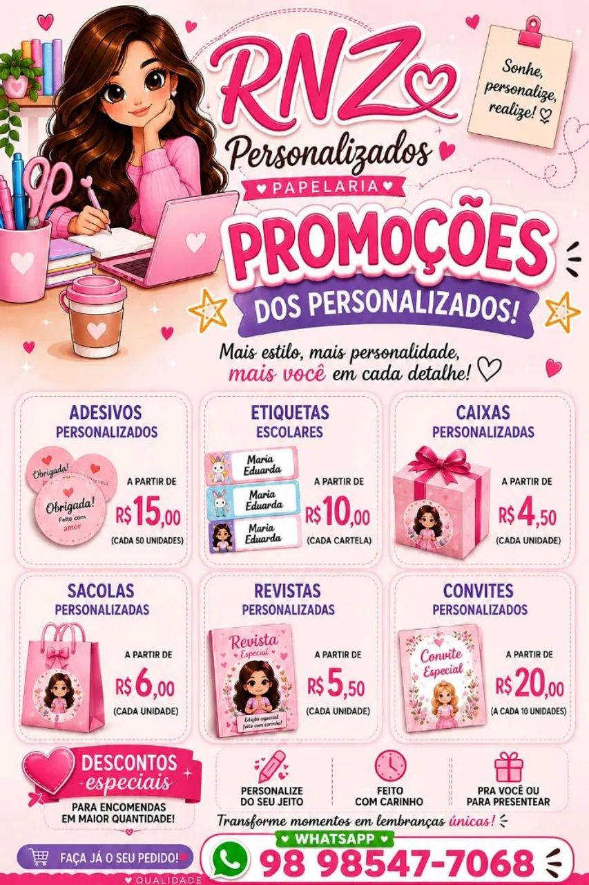Papelaria Personalizada  - Foto 3