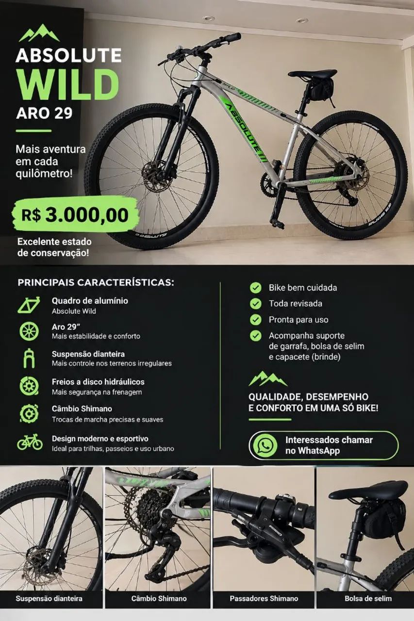 Bicicleta Absolute Wild -Aro 29