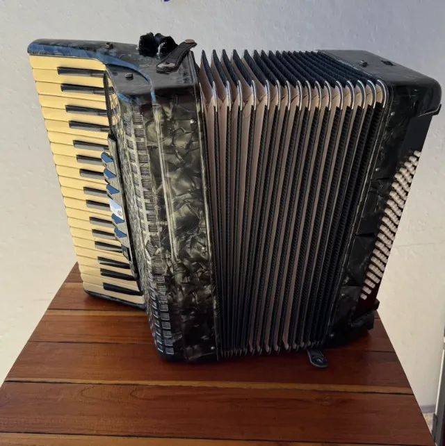Acordeon Michael 80 Baixos com Case e Alças