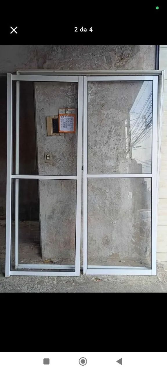 Porta de Alumínio Branco  - Foto 2