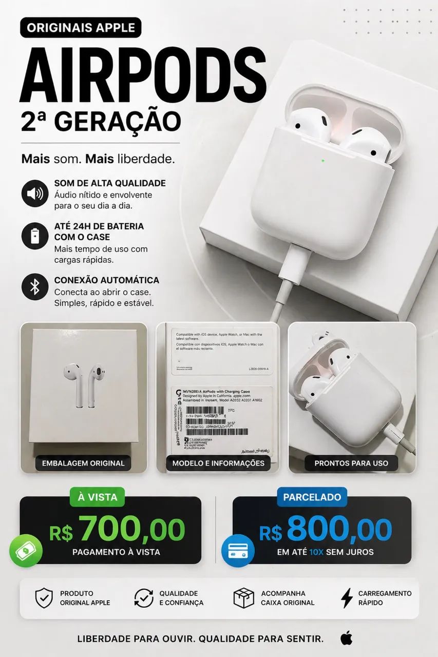 家電 AirPods AirPods Pro 1 geração - Celulares e Smartphones - Várzea, Recife