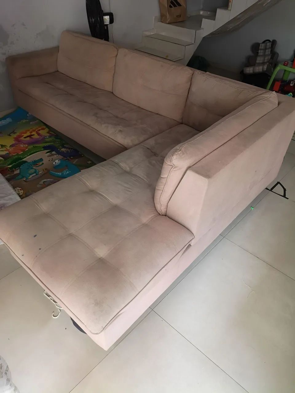 Vendo sofá usado em L  - Foto 3