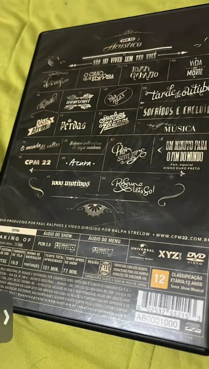 DVD CPM22 ACUSTICO - Foto 2