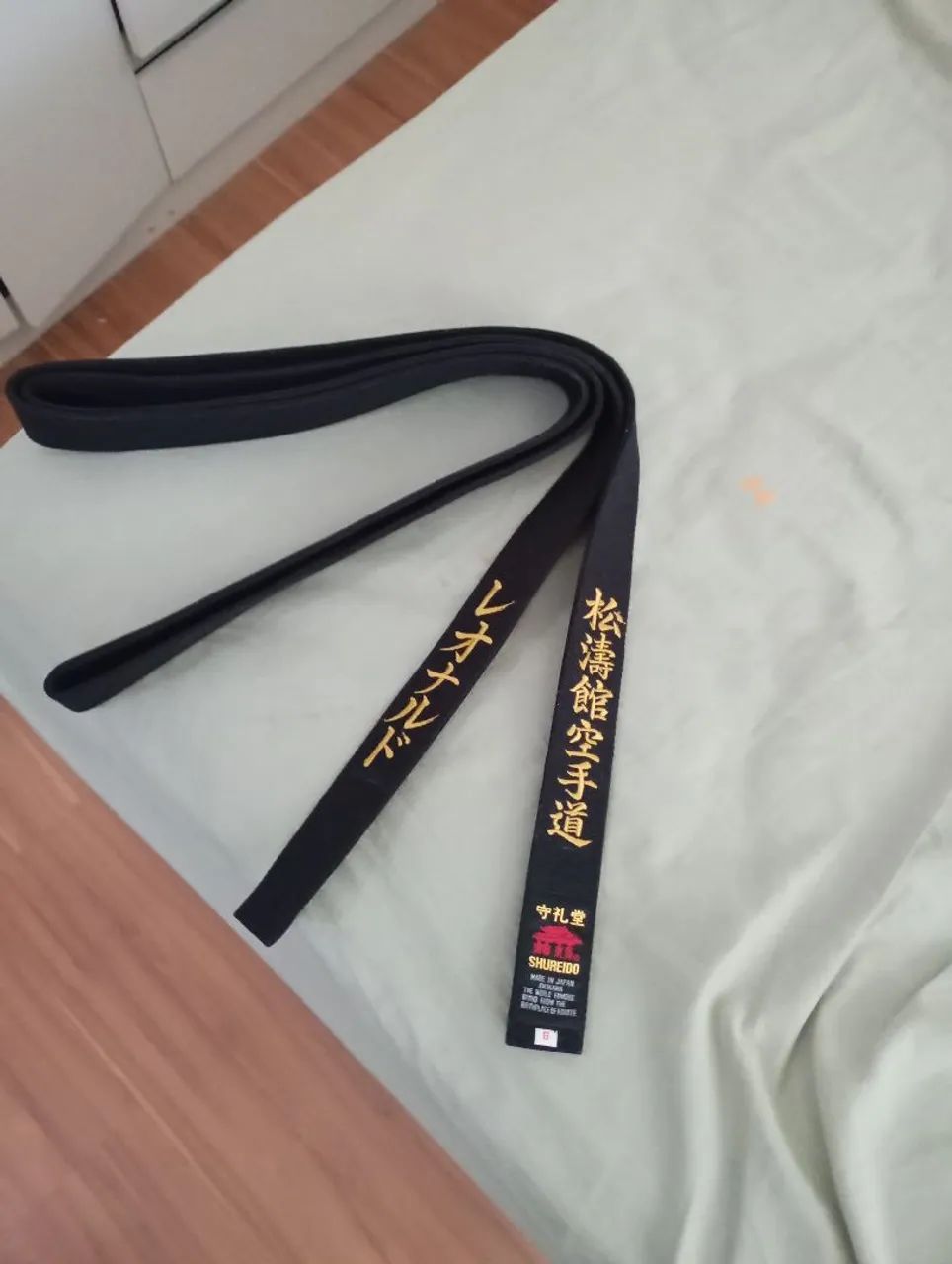 Faixa preta shureido importada do Japão 