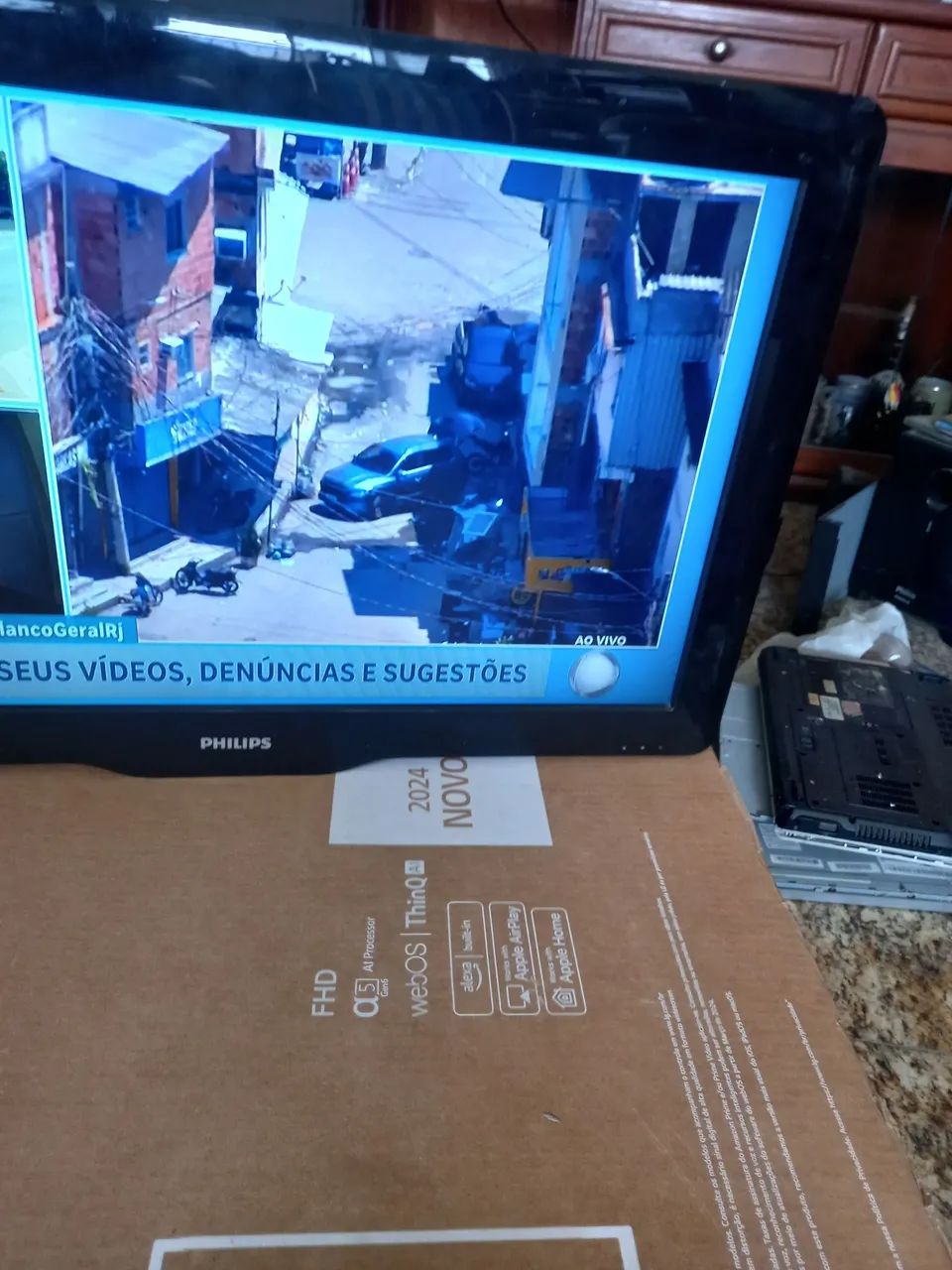 Tv PHILIPS, 32 POLEGADAS, não esmart, funcionamento perfeito como mostra as fotos - Foto 5