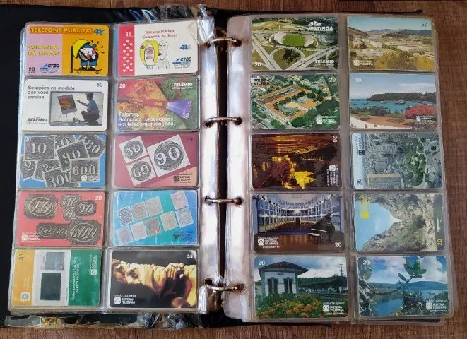 Cartões Telefônicos antigos coleção 1270 unidades - Foto 2