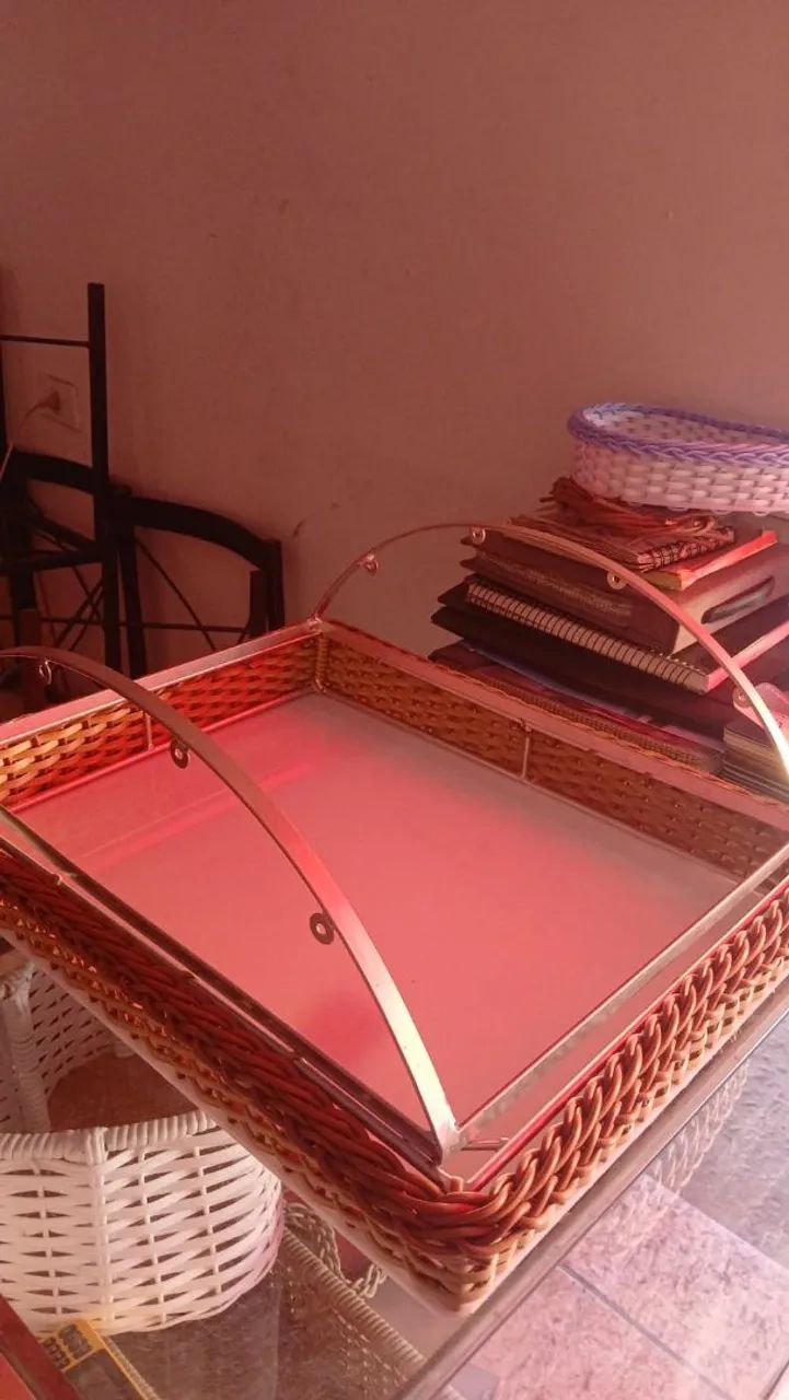 Bandeijas sobre encomenda para seu comércio cestos de padarias de vime e sintetico  - Foto 5