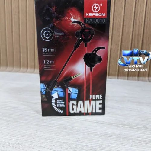 Fone Gamer Com Fio + Entrega Grátis 