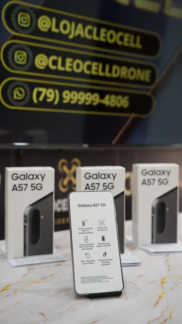 Galaxy A57 5G Cinza 128Gb 