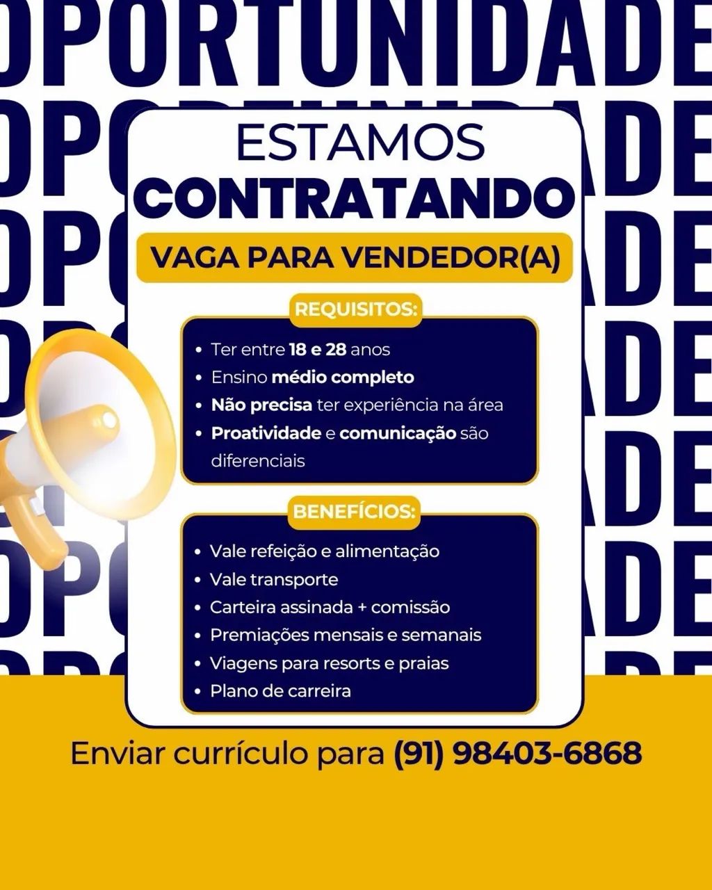 Vaga de emprego