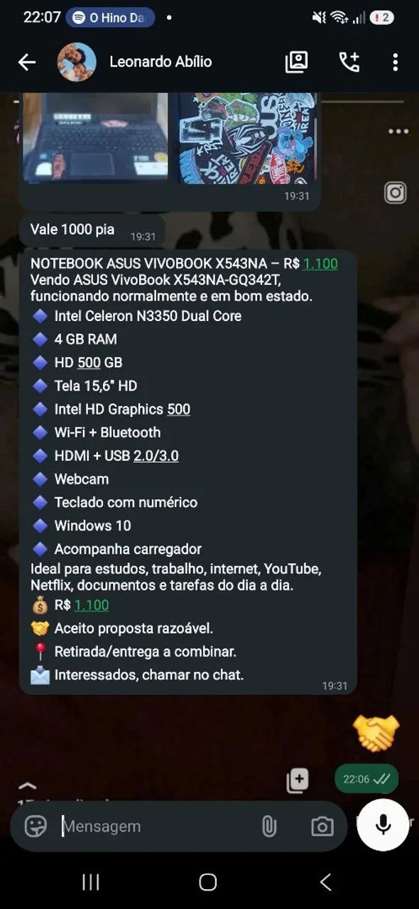 Notebook asus - Foto 2
