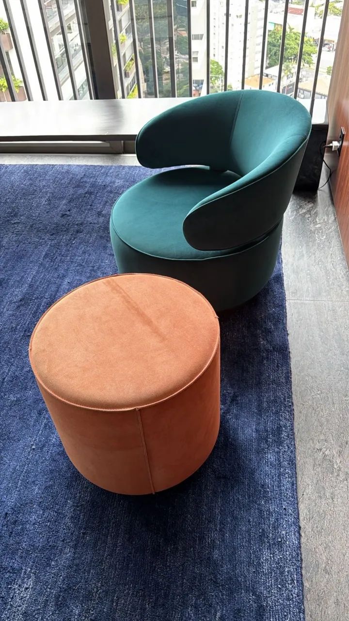 Poltrona Carrie Artefacto verde esmeralda  - Foto 4