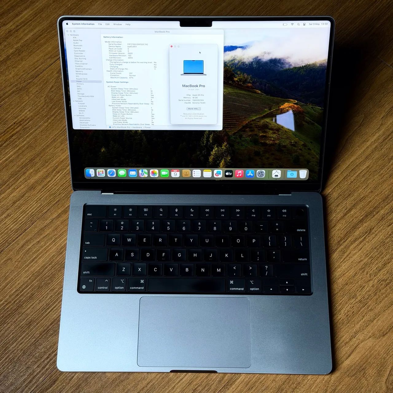 MacBook Pro 14 M1 Pro 16GB RAM 512GB SSD 2021 A2442 - USADO