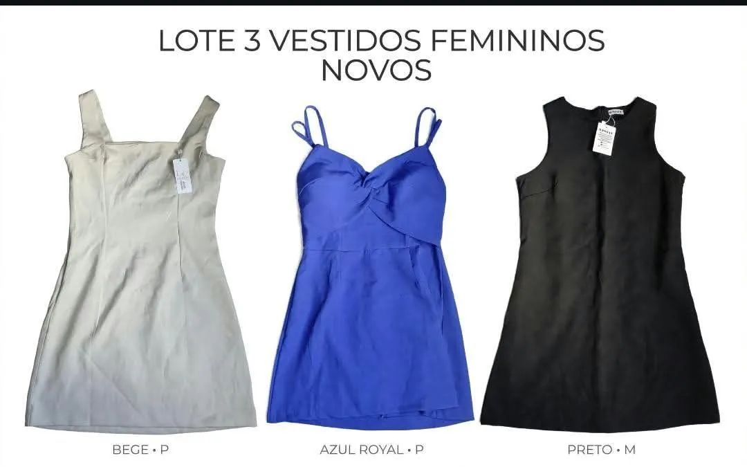 Kit 3 Vestido novos  - Foto 3
