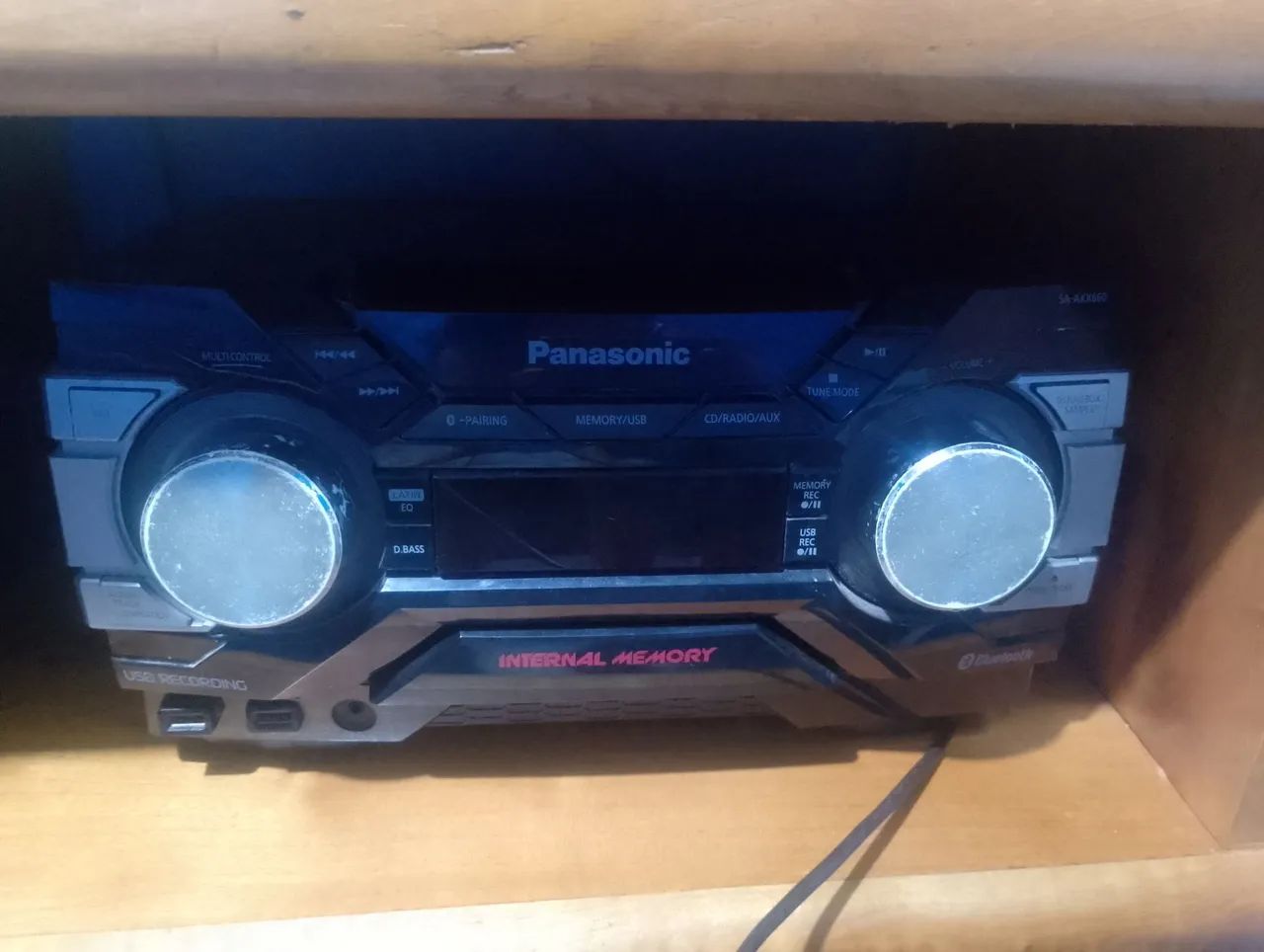 Aparelho de som Panasonic 
