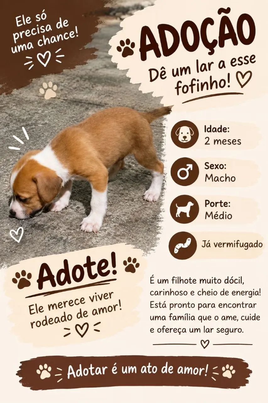 Para adoação 