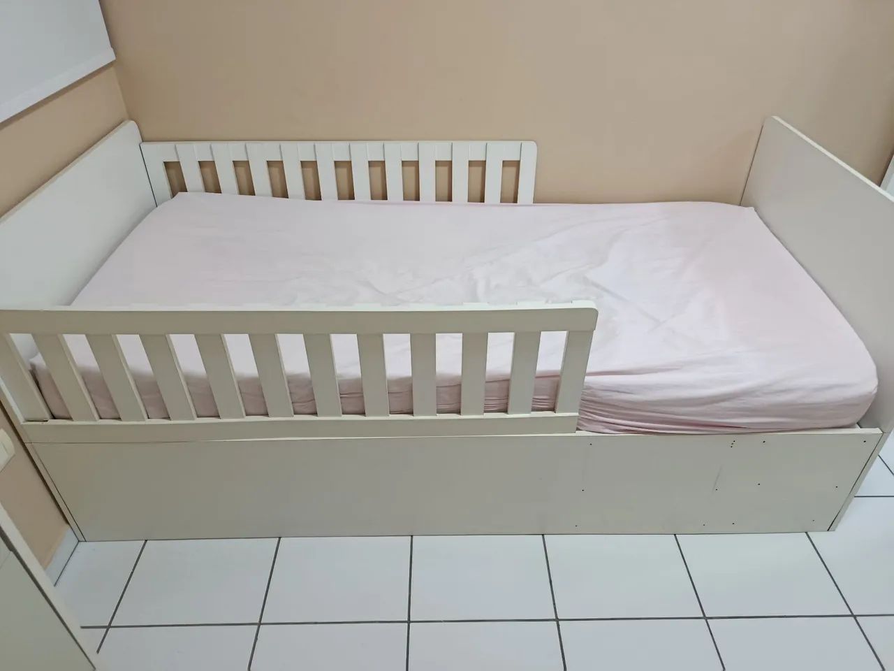 Cama solteiro tamanho padrão super resistente  - Foto 5