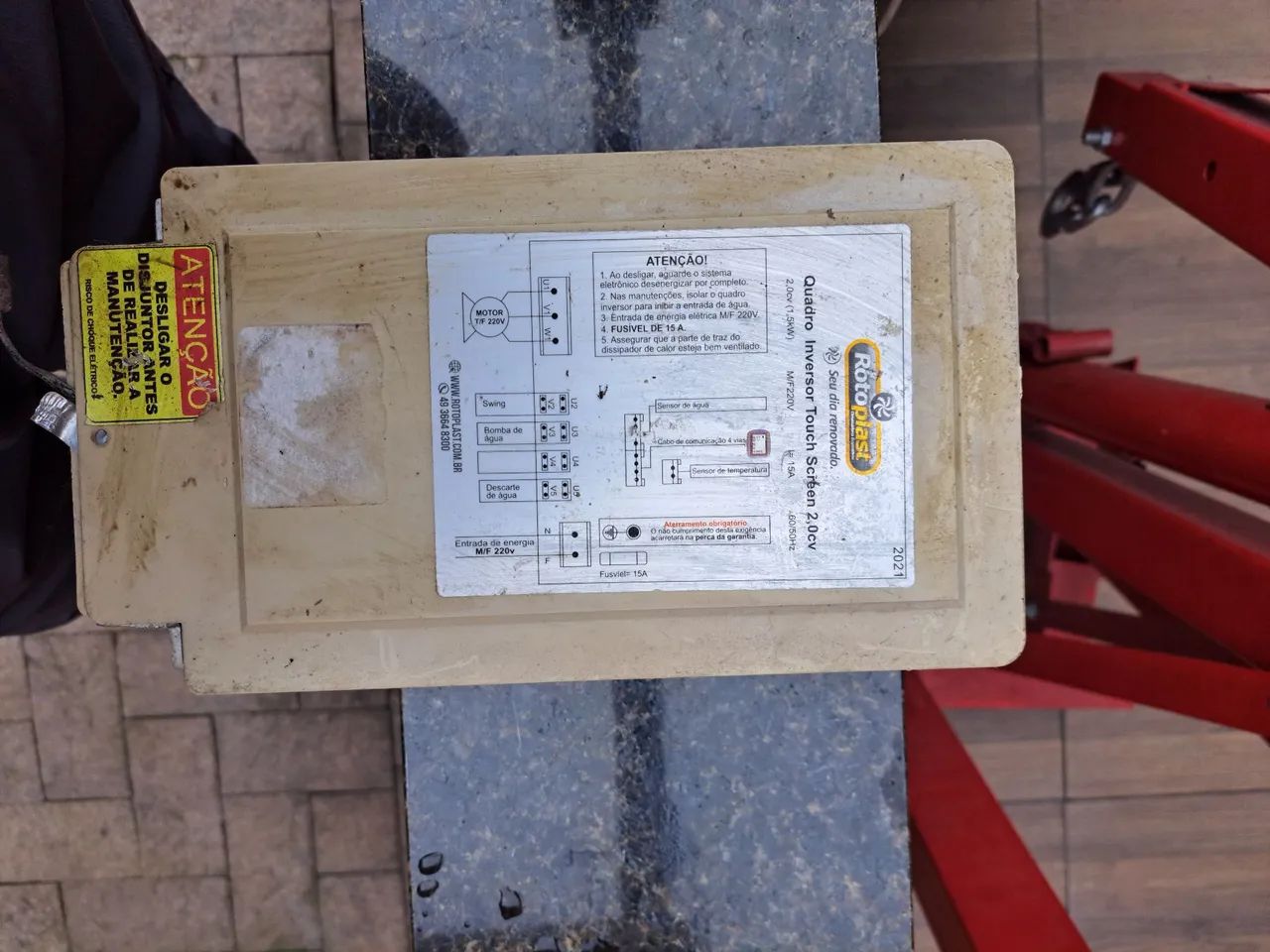 Inversor Touch Screen 2,0cv (1,5kW) da Rotoplast,