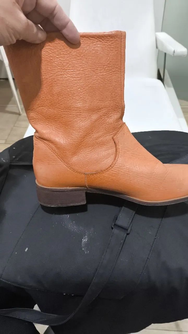 Bota couro feminino  - Foto 2