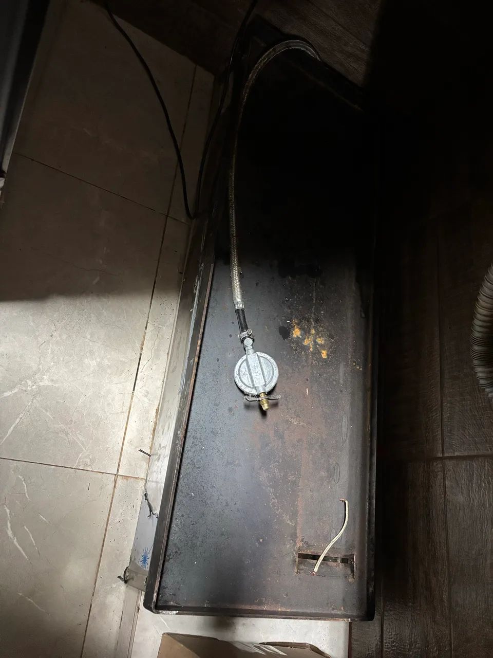 Chapa industrial a gás 